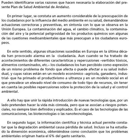 Plan Andaluz de Salud Ambiental 2008-2012