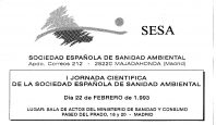 I Jornada Científica de la Sociedad Española de Sanidad Ambiental
